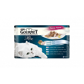 Nestlé GOURMET PERLE macska Multipack duo lazac és tőkehal kapszula 4x85 g Nestlé GOURMET PERLE macska Multipack duo lazac és tőkehal kapszula 4x85 g