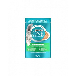 Nestle PURINA ONE macska Beltéri mini filé tonhallal és zöldbabbal lében 26x85g Nestle PURINA ONE macska Beltéri mini filé tonhallal és zöldbabbal lében 26x85g