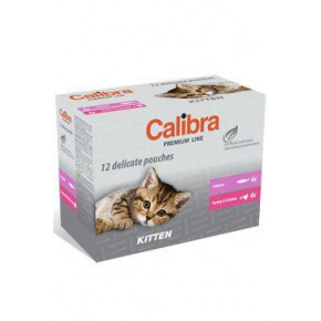 Calibra Cat pocket Premium Kitten multipack 12x100g