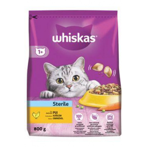 Whiskas száraz steril csirkével 800g