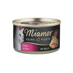 Miamor Cat Filet konzerv csirke+rizs zselében 100g