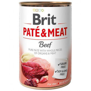 Brit Paté & Meat Beef 400 g konzerv