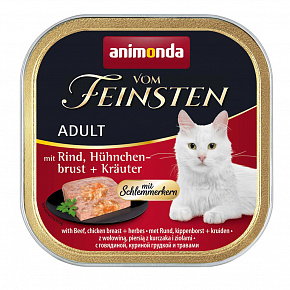 V.Feinsten CORE marhahús, csirkemell + gyógynövények macskáknak 100g