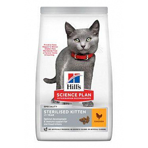 Hill's Macska. SP Kitten Sterilised Csirke 1,5kg