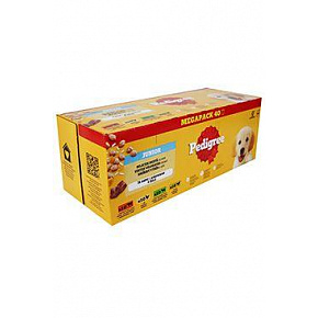 Pedigree tasak Junior hús.rizses válogatás zselében 40x100g
