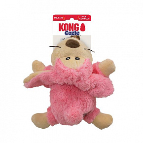 Kong Dog Cozie Pastels állatfigura sípolóval M poliészter