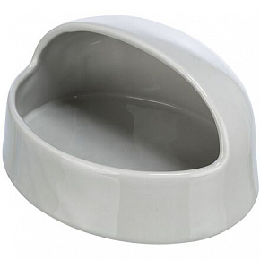 Homokfürdő polipoknak/hörcsögöknek, kerámia, 20x10x16 cm, szürke