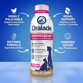Oralade Advanced RF+ rehydratačný roztok pre psy a mačky 500 ml