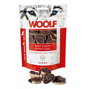 WOOLF Classic származás. Marha Sushi Tőkehallal 100g