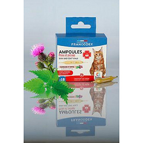 Francodex Skin and Coat ampullák macska, cica 18x1ml