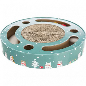Xmas drum - karácsonyi kaparós dob játékokkal, 33 × 5,5 cm
