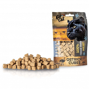 KIDCAT SUPER PREMIUM 100% freeze dried OSTRICH CUBES - fagyasztva szárított strucchús, 25 g KIDCAT SUPER PREMIUM 100% freeze dried OSTRICH CUBES - fagyasztva szárított strucchús, 25 g