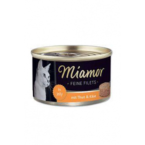 Miamor Cat Filet tonhal+sajt konzerv zselében 100g Miamor Cat Filet tonhal+sajt konzerv zselében 100g