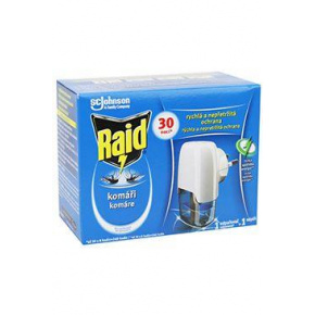 Raid elektromos. rovarriasztó készülék+folyadék.30 éjszaka tartalma
