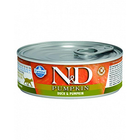 N&D CAT PUMPKIN Felnőtt Kacsa & Tök 70g