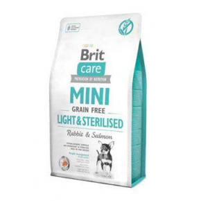 Brit Care Dog Mini Grain Free Light & Sterilizált 2kg