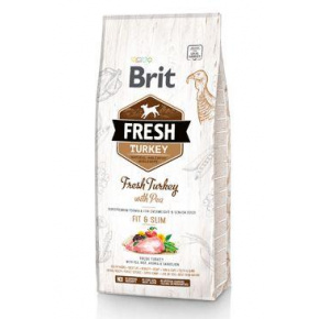 Brit Fresh Dog pulyka és borsó Light Fit & Slim 2,5kg