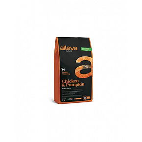 Alleva NATURAL kutyakölyök mini csirke és sütőtök 2 kg