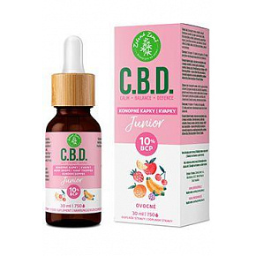 C.B.D. kendercseppek BCP-vel és gyümölccsel.Junior íz 30ml