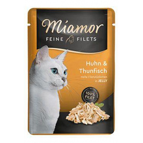 Miamor Cat Filet pocket csirke+tonhal zselében 100g Miamor Cat Filet pocket csirke+tonhal zselében 100g