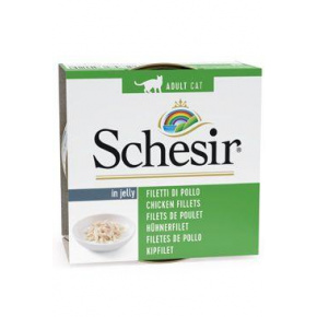 Schesir Cat Cons. Felnőtt csirke 85g