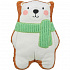 Xmas Bear - medvídek 20 cm, hračka pro psy, se zvukem, plyš