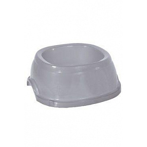 Műanyag tál csúszásgátló kutya 0,6l szürke Zolux Műanyag tál csúszásgátló kutya 0,6l szürke Zolux