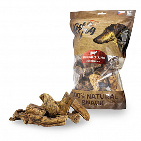 KIDDOG 100% Természetes Snack, marha tüdő 4-8 cm/ 300 g