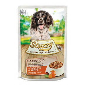 Stuzzy Dog zseb Felnőtt pulyka darabok. 100g