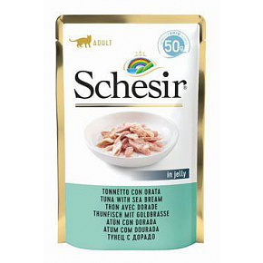 Schesir Cat pocket Adult tonhal/sertés 50g