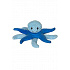 Kutyajáték OCTOPUS & STARFISH plüss, TPR kék.27cm Kiwi