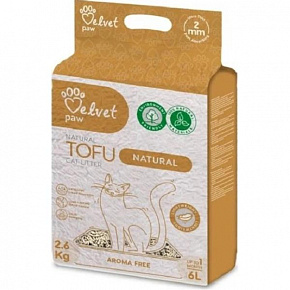 Velvet Paw Tofu macskaalom természetes 6 l Velvet Paw Tofu macskaalom természetes 6 l