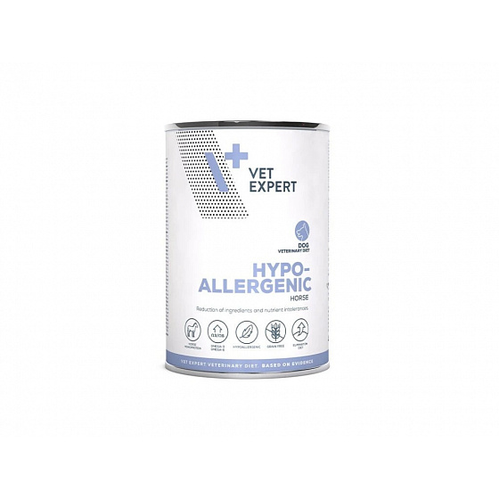 Vetexpert VD 4T Hypoallergenic ló kutya konz. 400g