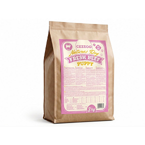 CEZZOO Natura Dog Fresh Beef Puppy 3kg CEZZOO Natura Dog Fresh Beef Puppy 3kg