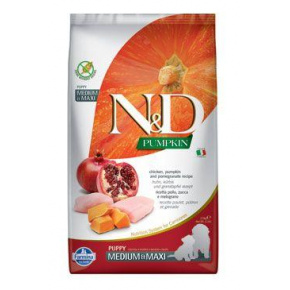 N&D Pumpkin DOG Puppy M/L Csirke & Gránátalma 2,5kg