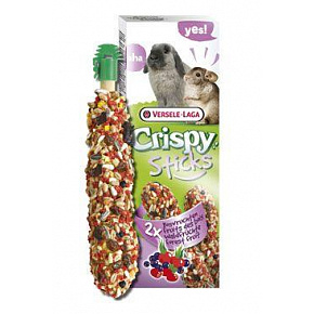VL Crispy Sticks Nyulaknak-Csincsilláknak Erdei Gyümölcs2x55g