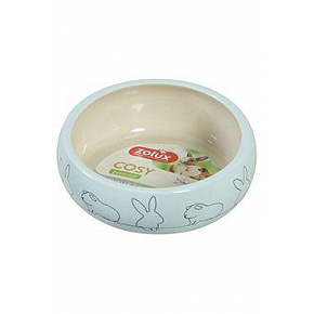 Kerámia tál COSY rágcsáló 250ml kék Zolux