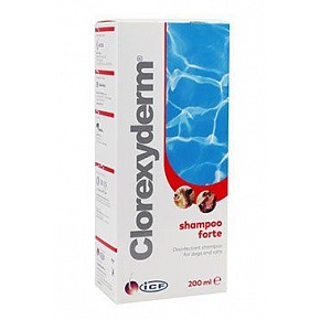 Clorexyderm forte sampon 200 ml