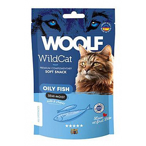 WOOLF WildCat Félnedves Snack Olajos Hal 50g