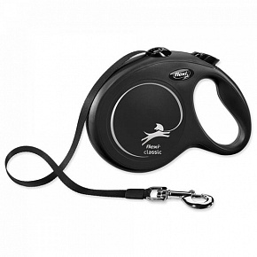 Flexi Classic NEW szalag L 8 m fekete 50 kg