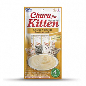 Inaba Churu Kitten macska csemege Kura 4 tubus 56 g Inaba Churu Kitten macska csemege Kura 4 tubus 56 g