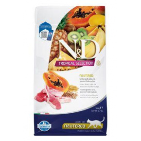 N&D TROPICAL SELECTION CAT Lamb ivartalanított bárány 300g