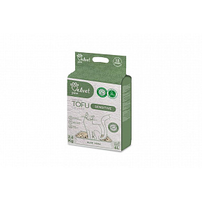 Velvet Paw Tofu macskaalom érzékeny macskáknak aloe vera esszenciával 6 l