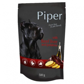 PIPER marhahússal és burgonyával, kutyáknak tasak 500g