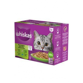 Whiskas kapszula. Core Mix.válogatott zselé 12x85g