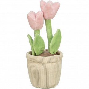 Cserepes tulipánok, plüss kutyajáték, 27 cm - KORLÁTOZOTT AJÁNLAT