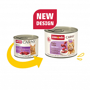 ANIMONDA konzerv CARNY Adult - marhahús, bárány 200g ANIMONDA konzerv CARNY Adult - marhahús, bárány 200g