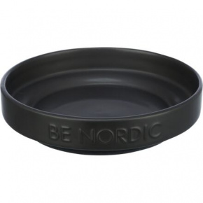 BE NORDIC kerámia sekély tál, 0.3l / 16 cm, fekete