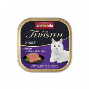 ANIMONDA pate ADULT - csirke, tenger gyümölcsei macskáknak 100g