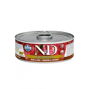 N&D CAT QUINOA Adult Venison & Kókusz 80g N&D CAT QUINOA Adult Venison & Kókusz 80g